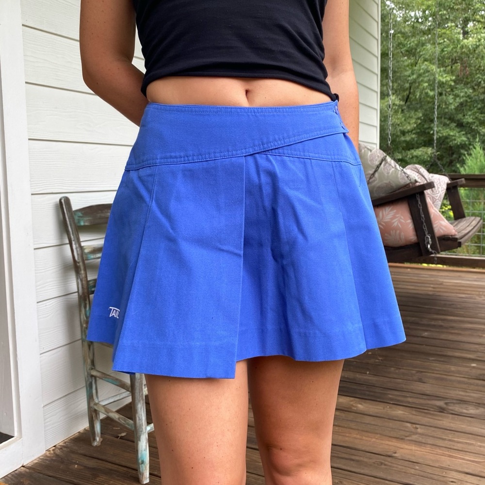 Vintage Tail blue tennis skirt